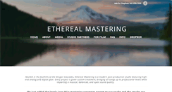 Desktop Screenshot of etherealmastering.com